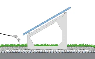 Systemaufbau „SolarVert®“